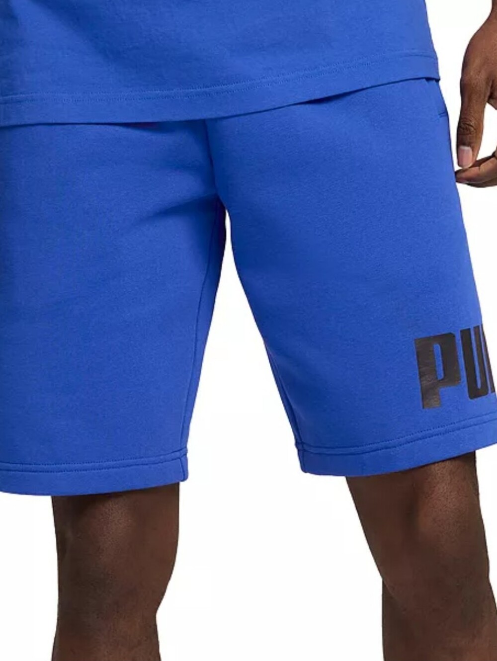 Puma Royal Blue Fleece Casual Shorts w/ Logo Size XXL